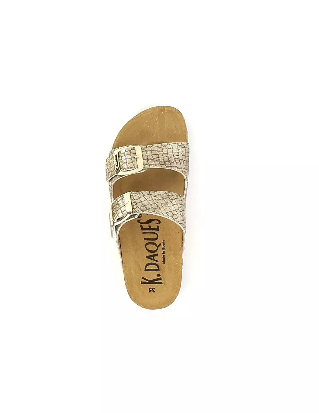 K DAQUES COCO - Mules & sabots Platine