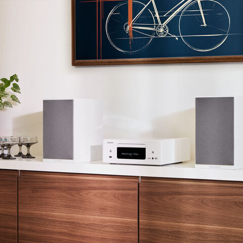 DENON CEOL RCD-N12DAB – mini-streaminginstallatie met HDMI en HEOS Wit