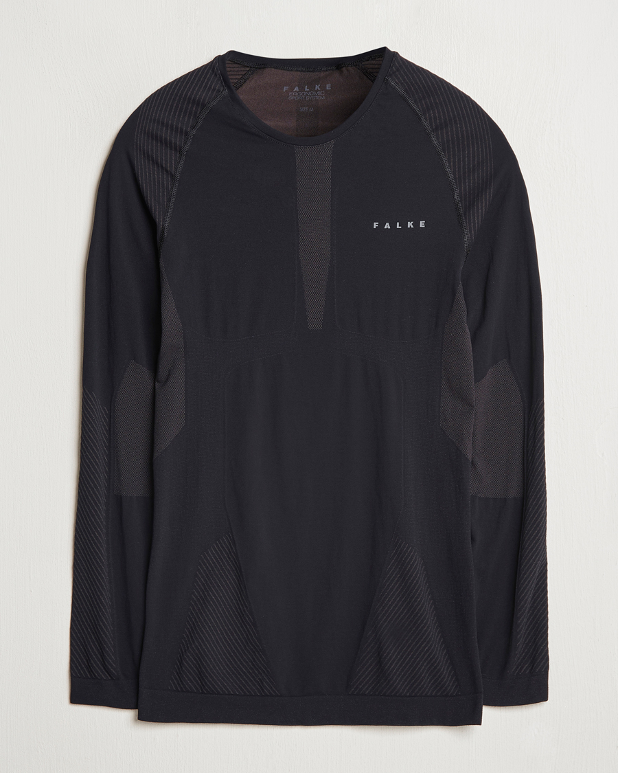 Falke Sport Long Sleeve Warm Shirt Black
