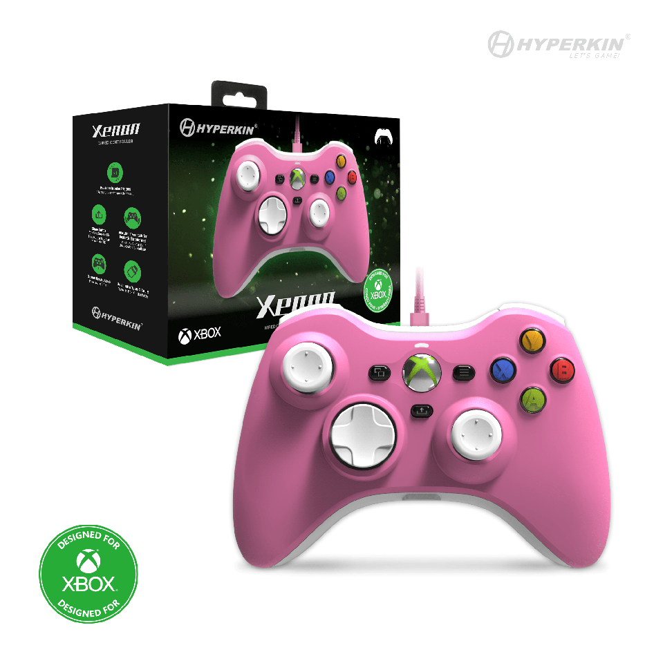 Hyperkin Xenon Wired Controller - Xbox X - S/Xbox1/PC (Pink)