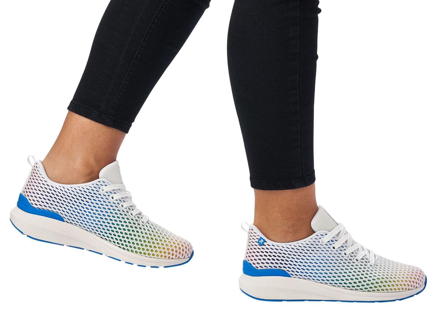 Rieker Sneaker mit Regenbogen-Farbverlauf