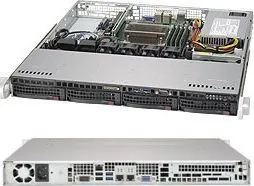 Supermicro SC813M FTQC-350CB2 - Rack-monterbar 1U - ATX - SATA/SAS - hot-swap 350 Watt - sort