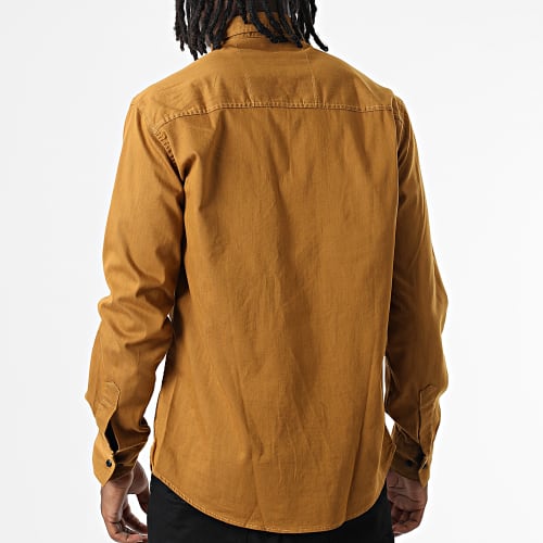Chemise Manches Longues W-324 Moutarde Foncé