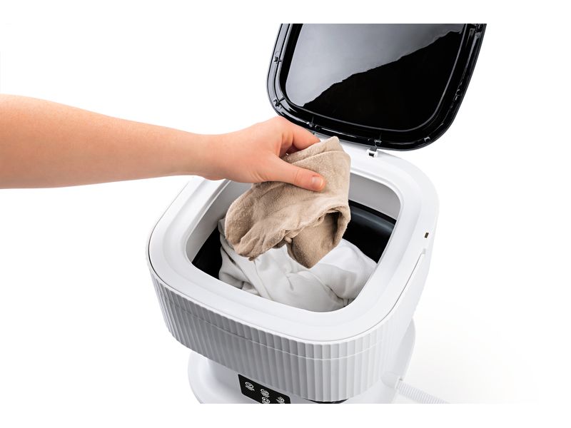 EASYmaxx Mini Waschmaschine Oben Faltbare Mini-Waschmaschine