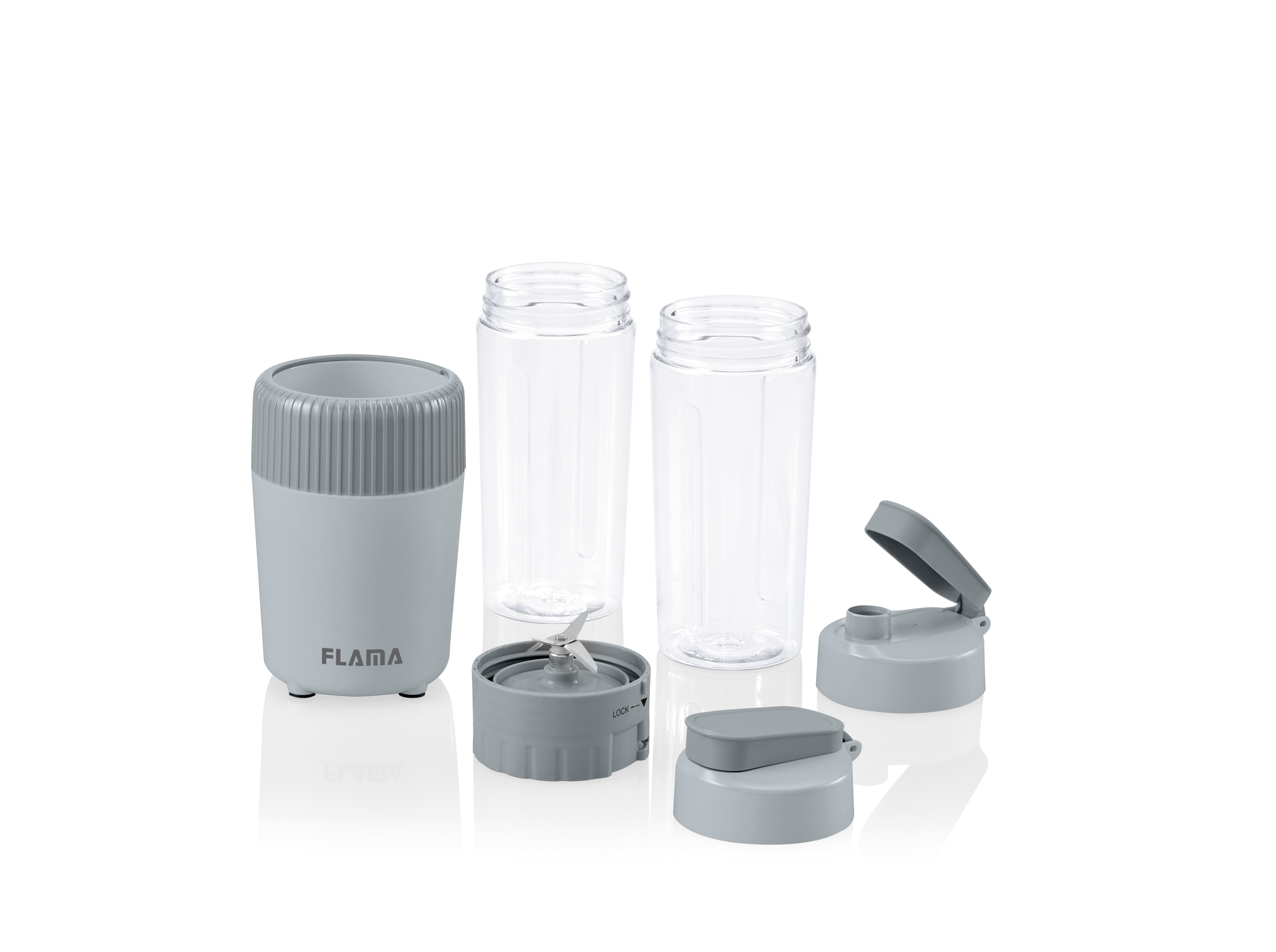 LIQUIDIFICADORA FLAMA 2222FL TO-GO STONE GRAY 300W 0.6 L