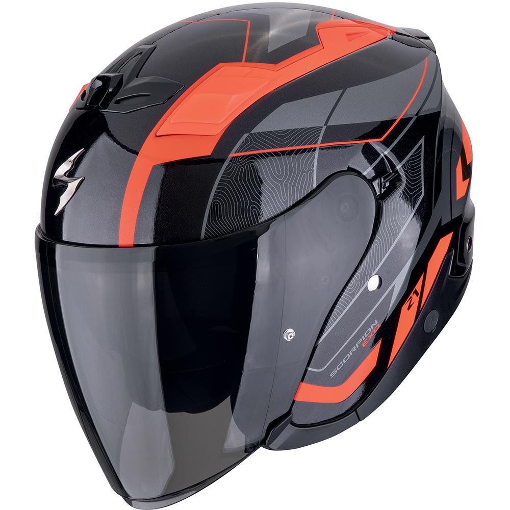 Scorpion - Casque Exo-Z1 Vue Noir / Rouge / Gris