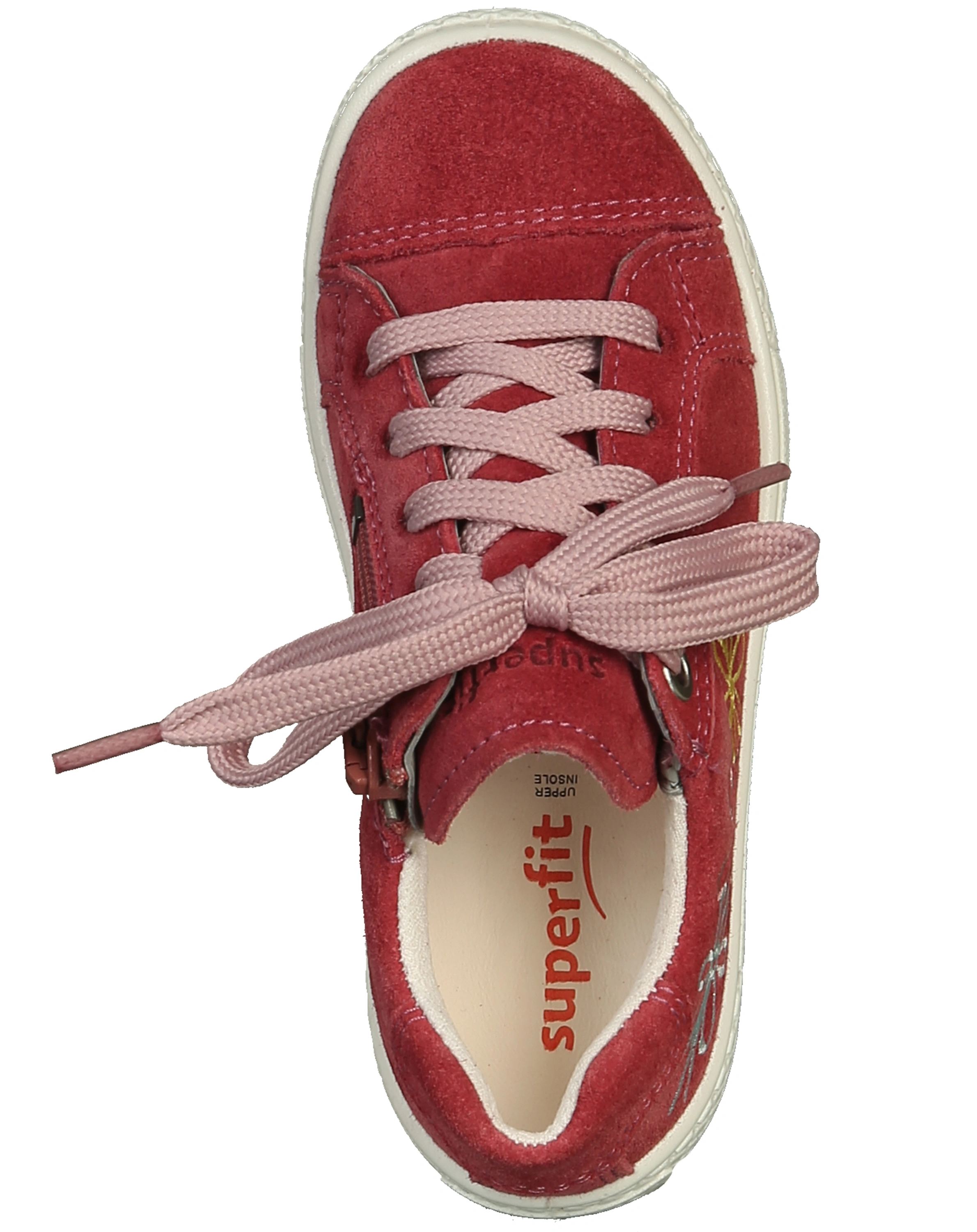 Schnürschuhe TENSY - BLUMEN in pink