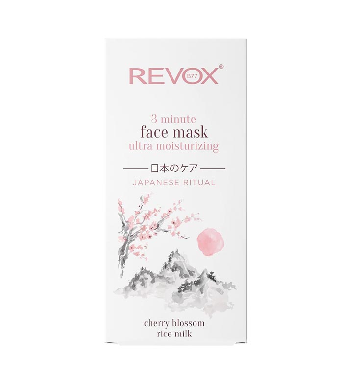 Revox - Máscara Facial Ultra Hidratante 3 Minutos Japanese Routine