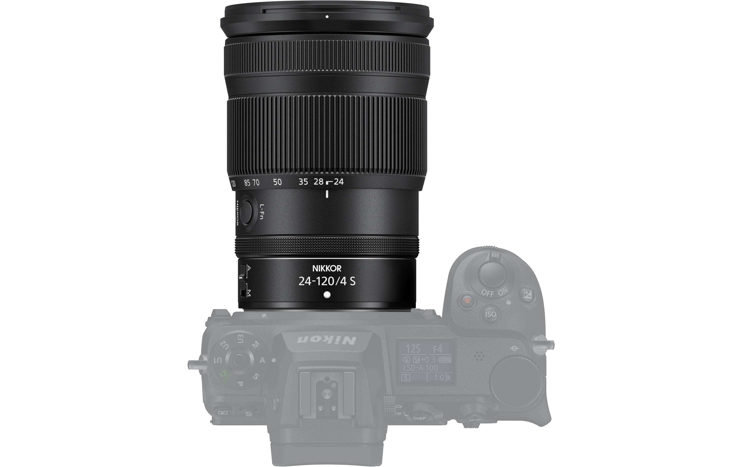 Zoomobjektiv NIKKOR Z 24-120mm F/4 S Nikon Z<br>Äusserst vielseitiges Weitwinkel-Tele-Zoomobjektiv