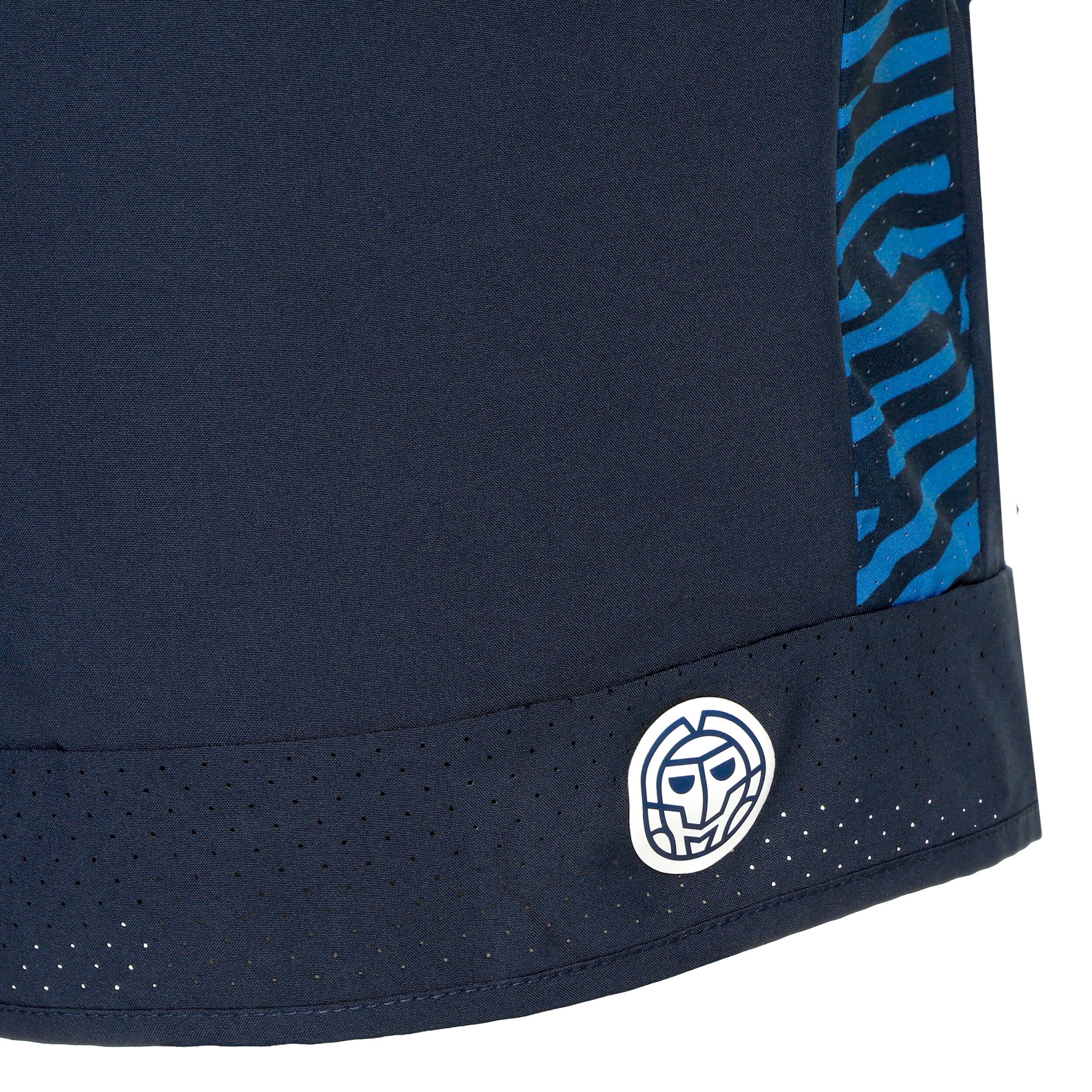 BIDI BADU Fingerprint 7in Shorts Hommes - Bleu Foncé