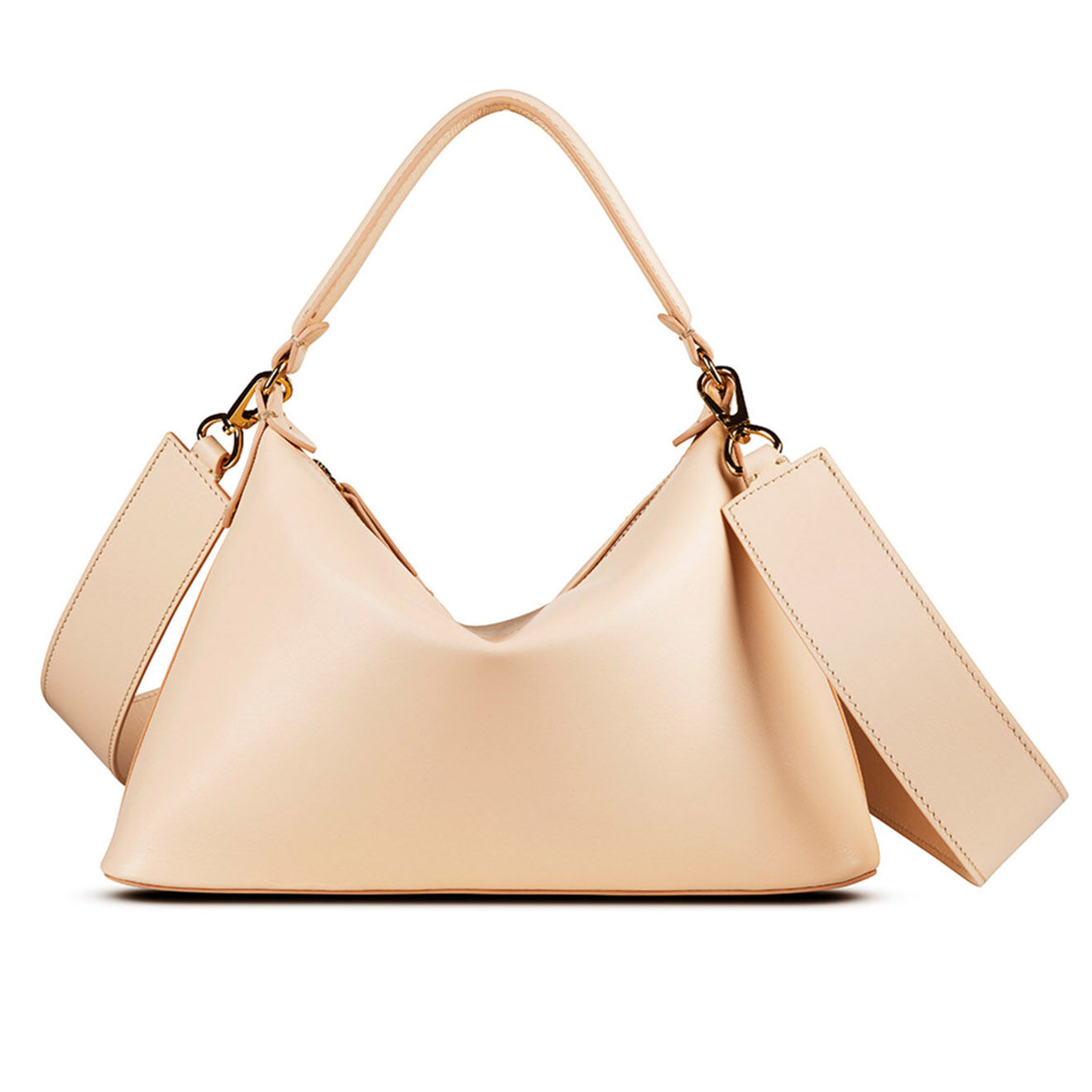 Leonie Hanne x Liu-Jo Sac à main en Cuir Hobo Leonie Hanne X Liu Jo beige - 26x17x10 cm