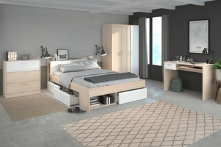 Parisot Kinderzimmer Most 75 4-teilig braun/ weiß