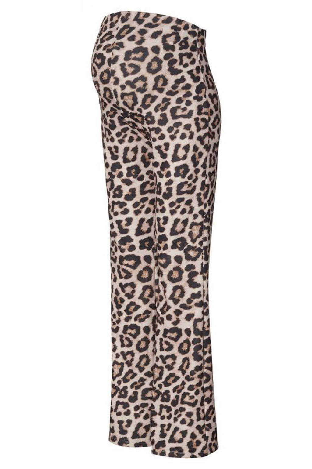 Noppies flared high waist zwangerschaps flared broek beige