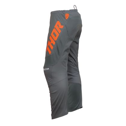 Pantalon cross Thor SECTOR CHECKER 2024 - Gris / Orange