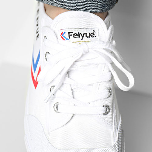 Baskets Low 1920 White Blue Red