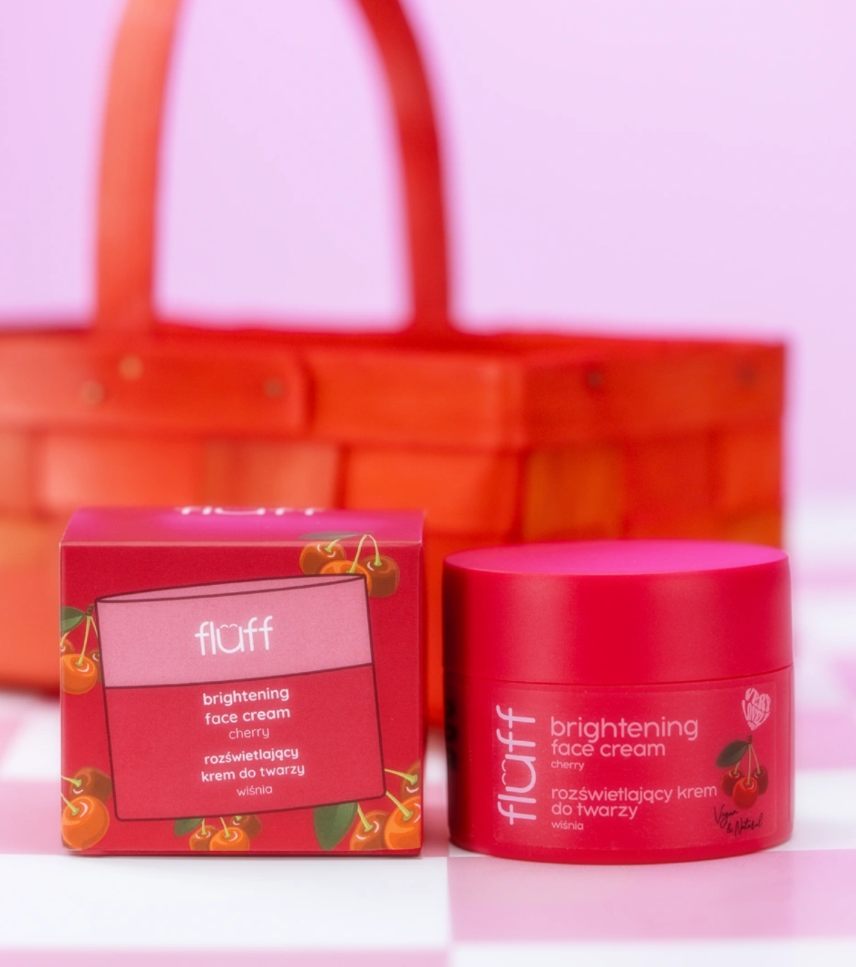 Fluff - Creme Facial Iluminador - Cereja