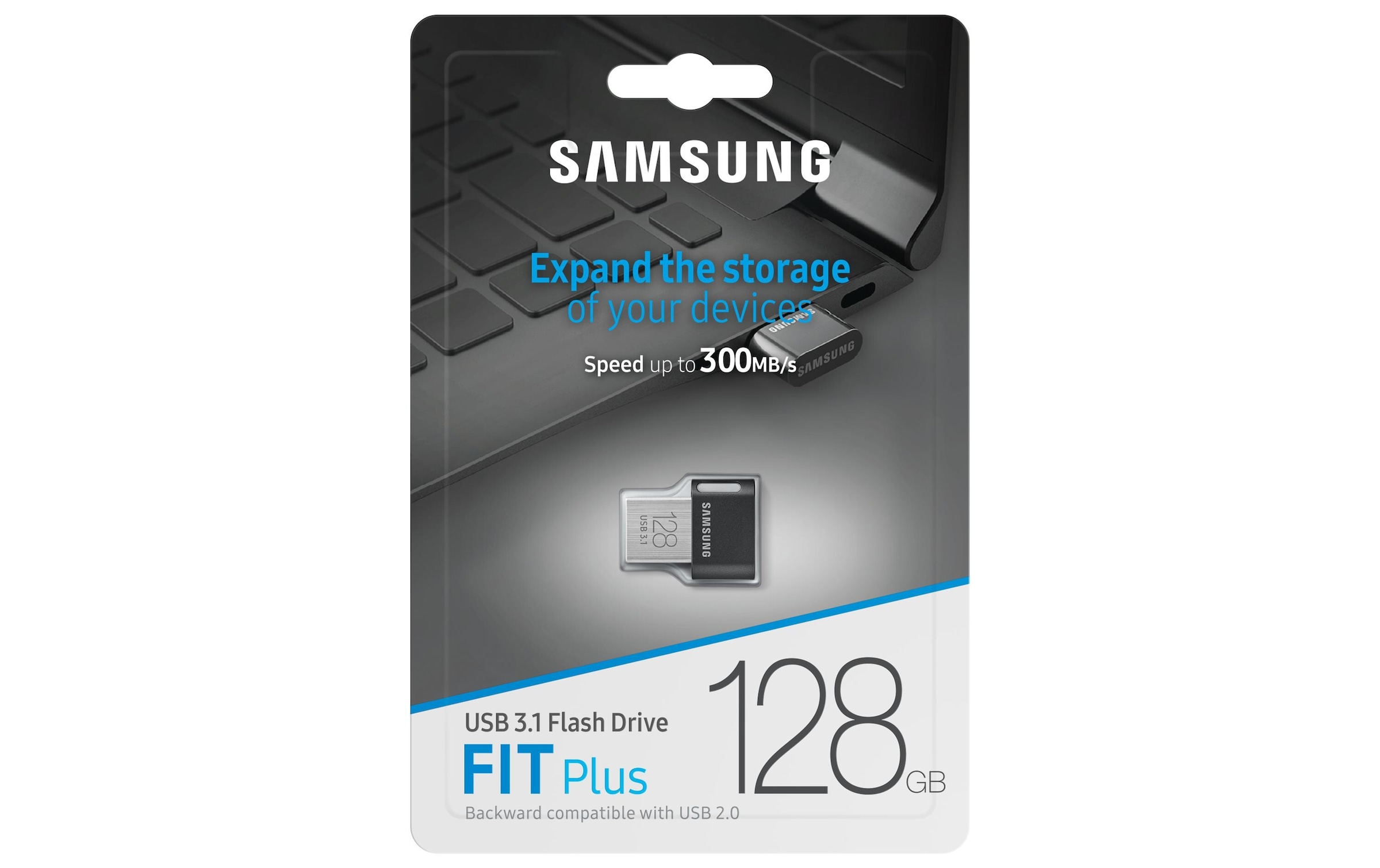 Samsung USB-Stick »Fit Plus 128 GB« (128GB GB Lesegeschwindigkeit 400 MB/s)