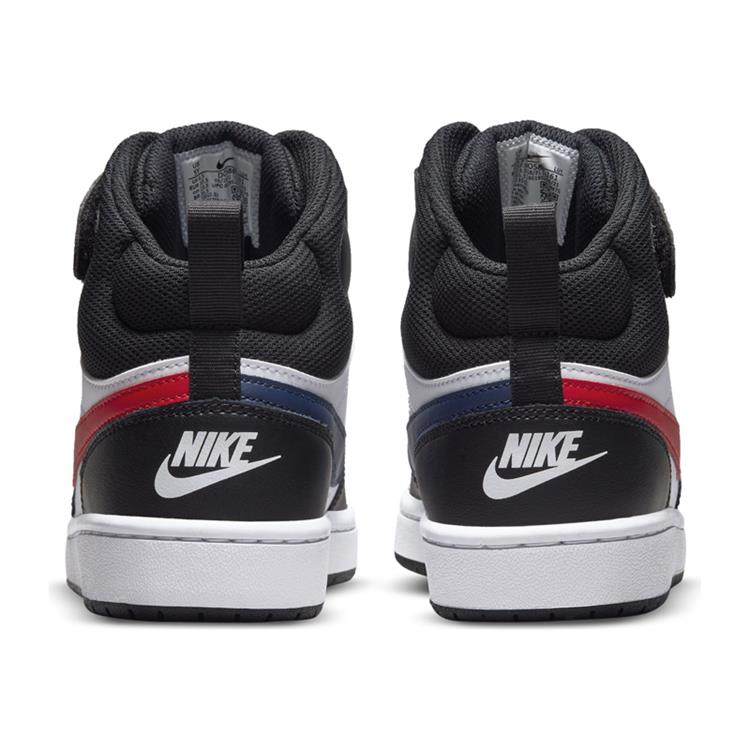 COURT BOROUGH MID 2 BG WHITE-UNIVERSITY-RED-WHITE-BLA