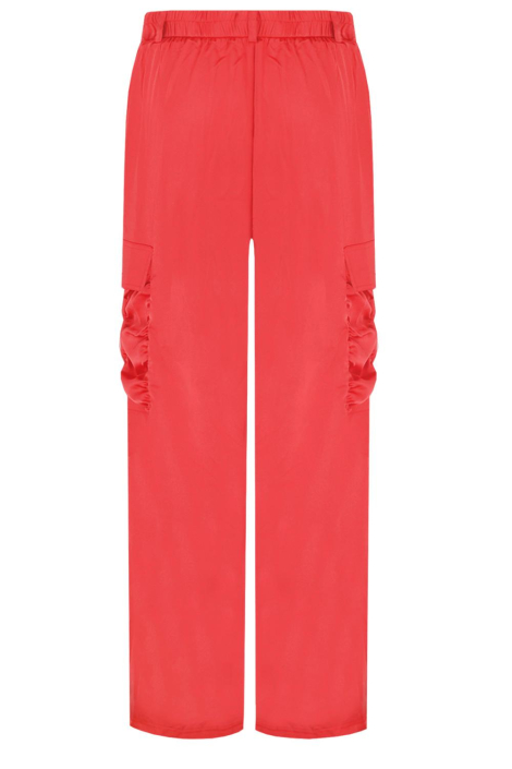 Fluresk roze dames broek