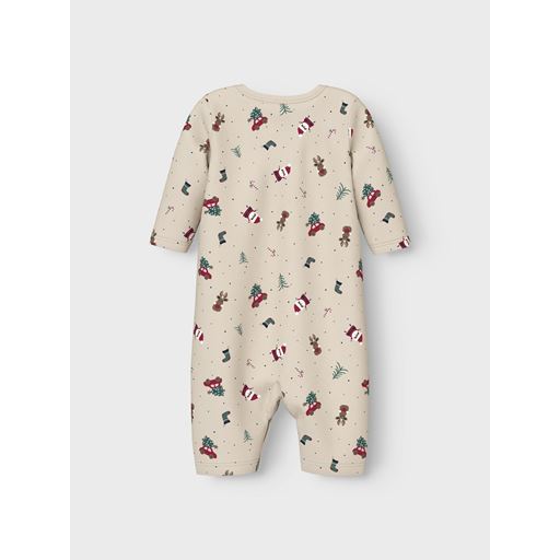 Name It Vismas Natdragt, Whitecap Gray, 50 cm