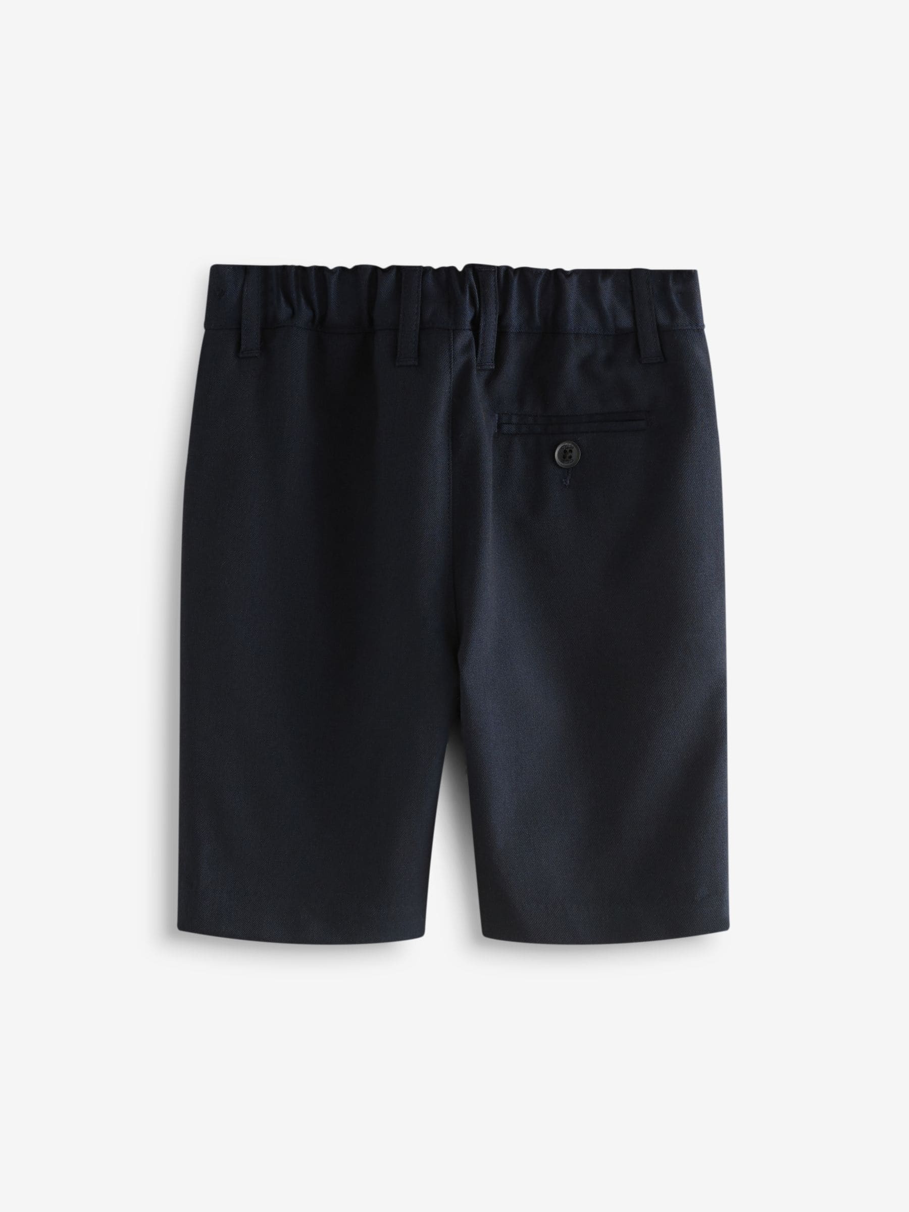 Marineblauw - Clarks Regular Boys Fastening School Shorts 2 Pack