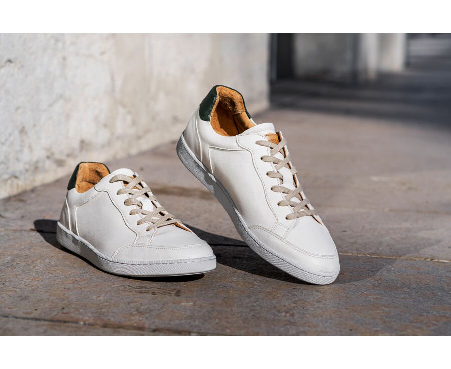 Sneakers cuir beige homme - CANUNDA II