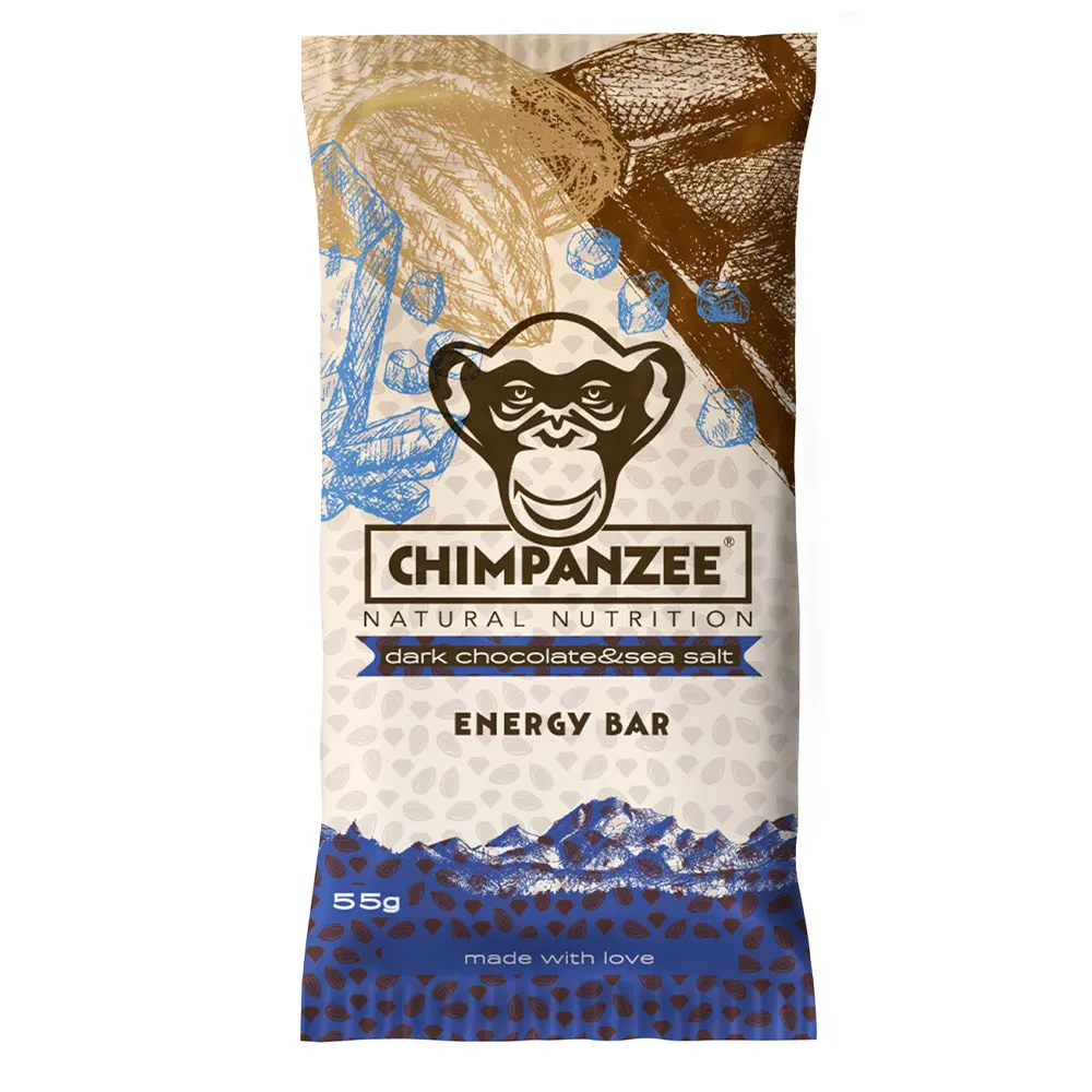 Chimpanzee -  Riegel Energy Bar Dunkle Schokolade Salz