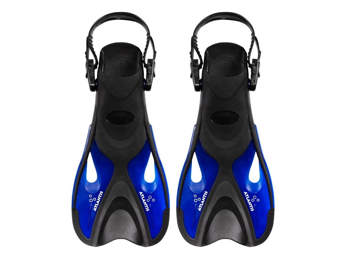 Atlantis Dolphin 36-41 Zwemvliezen - Black/Purple