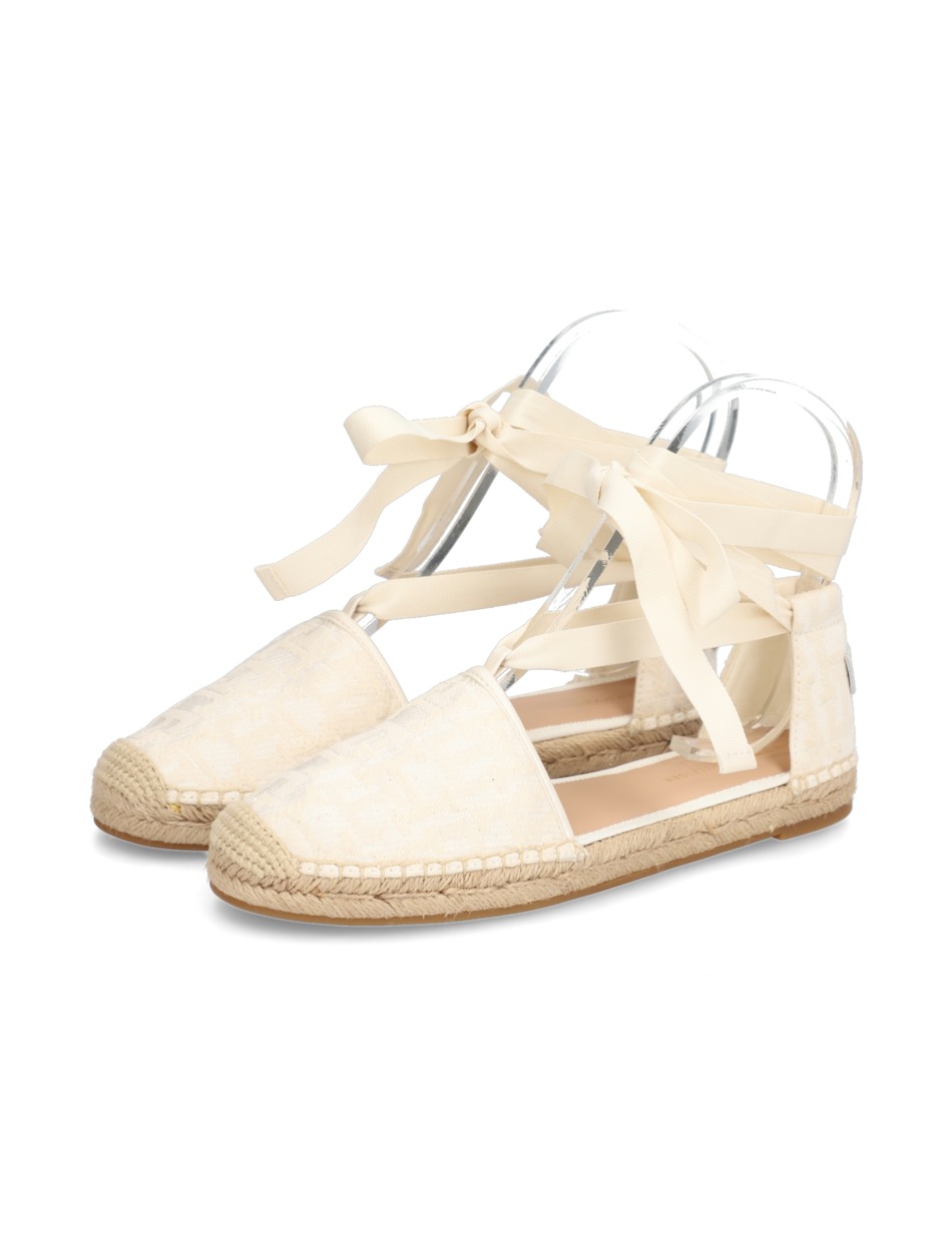 CLOSED TOE ESPADRILLE MONOGRAM W