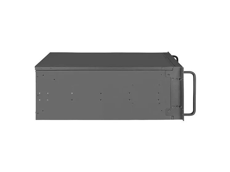 SilverStone RM42-502 - Rack-monterbar - 4U - SSI EEB - ingen strømforsyning (ATX / PS/2) - sort - USB/Lyd