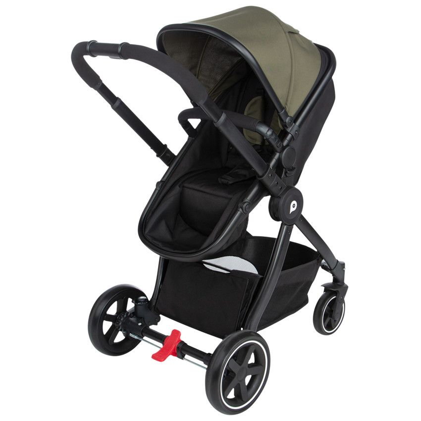 Poussette trio combinée Théa - Kaki - Ecru