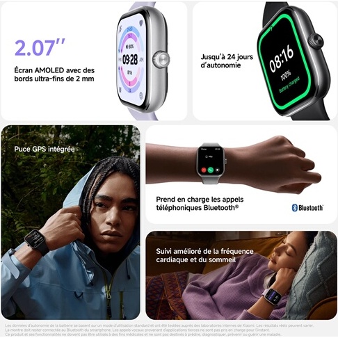 Montre connectée Xiaomi Redmi watch 5 violet