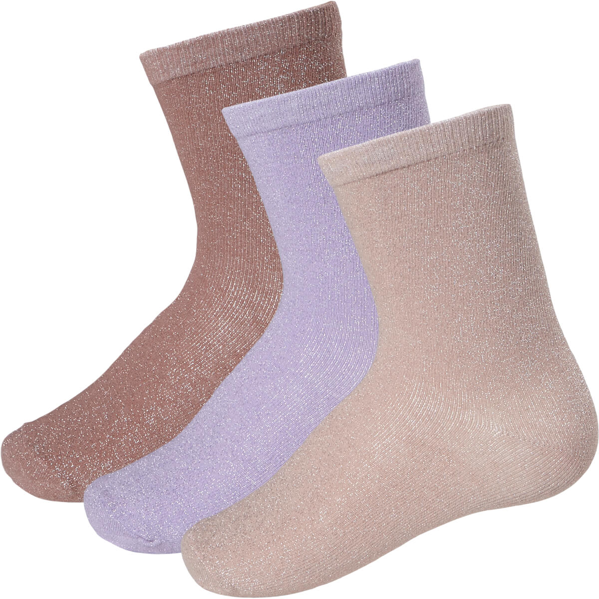 ZigZag Bhoebe Glitter 3-Pak Strømper Børn