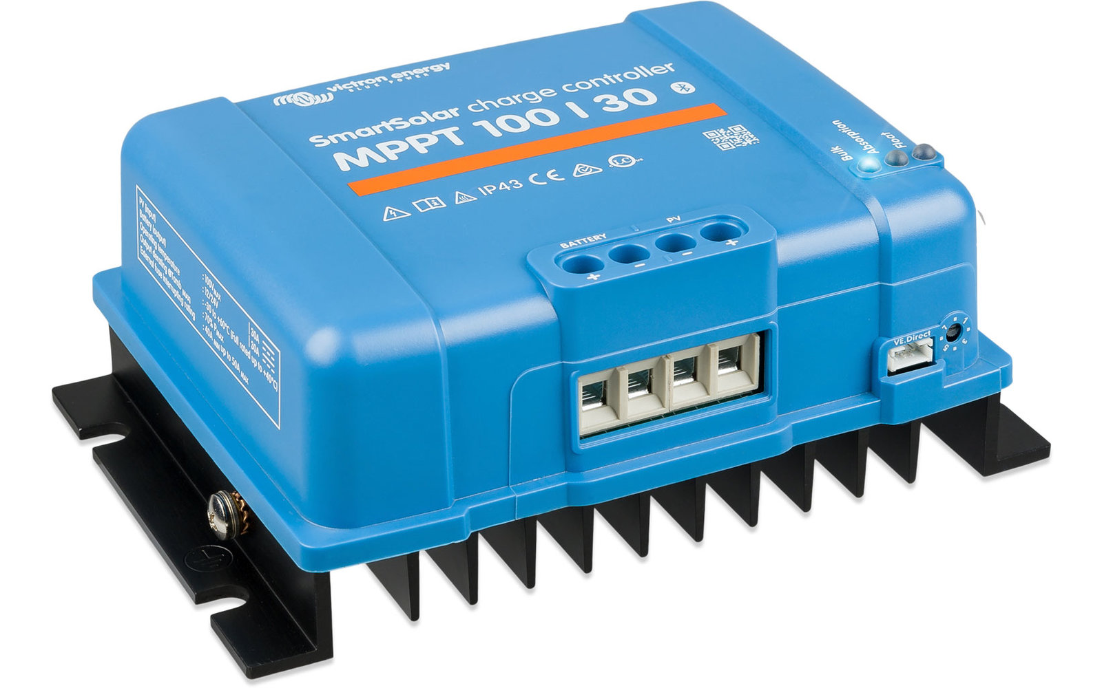 Victron SmartSolar MPPT 100/30 mit Bluetooth-Steuerung Solar-Laderegler 100 V / 30 A