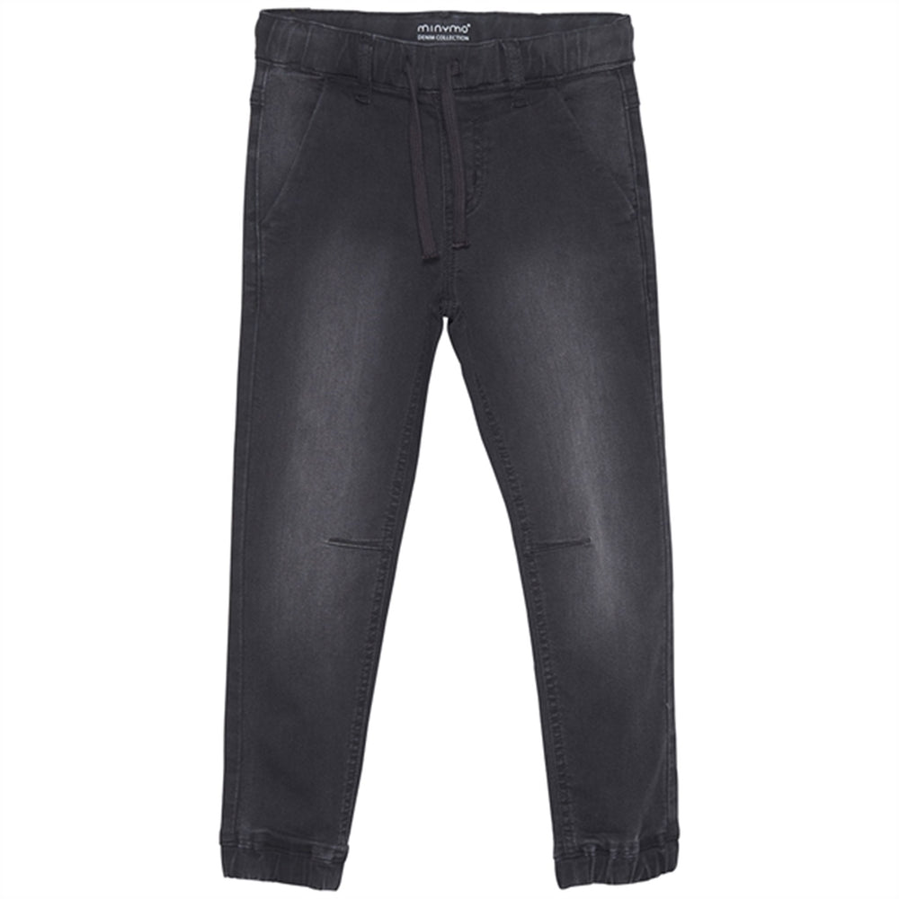 Køb Minymo Grey Black Jeans Stretch Loose Fit NOOS
