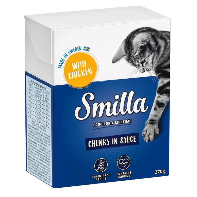 Lot Smilla Bouchées en sauce ou en gelée 24 x 370 / 380 g