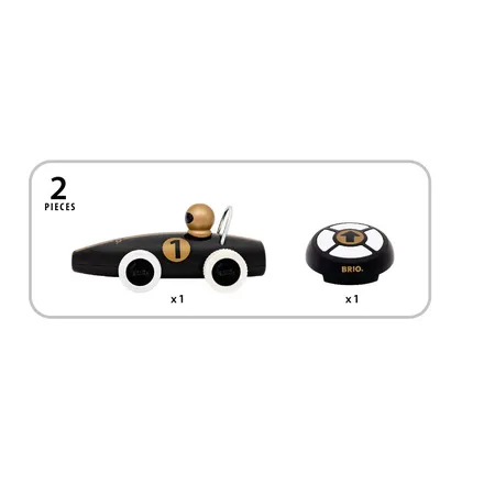 BRIO RC Rennwagen Schwarz/Gold