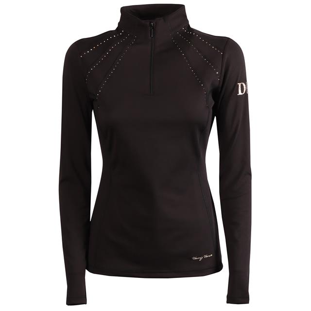 Trainingsshirt Harry's Horse Denici Cavalli Stardust Crystal Zwart