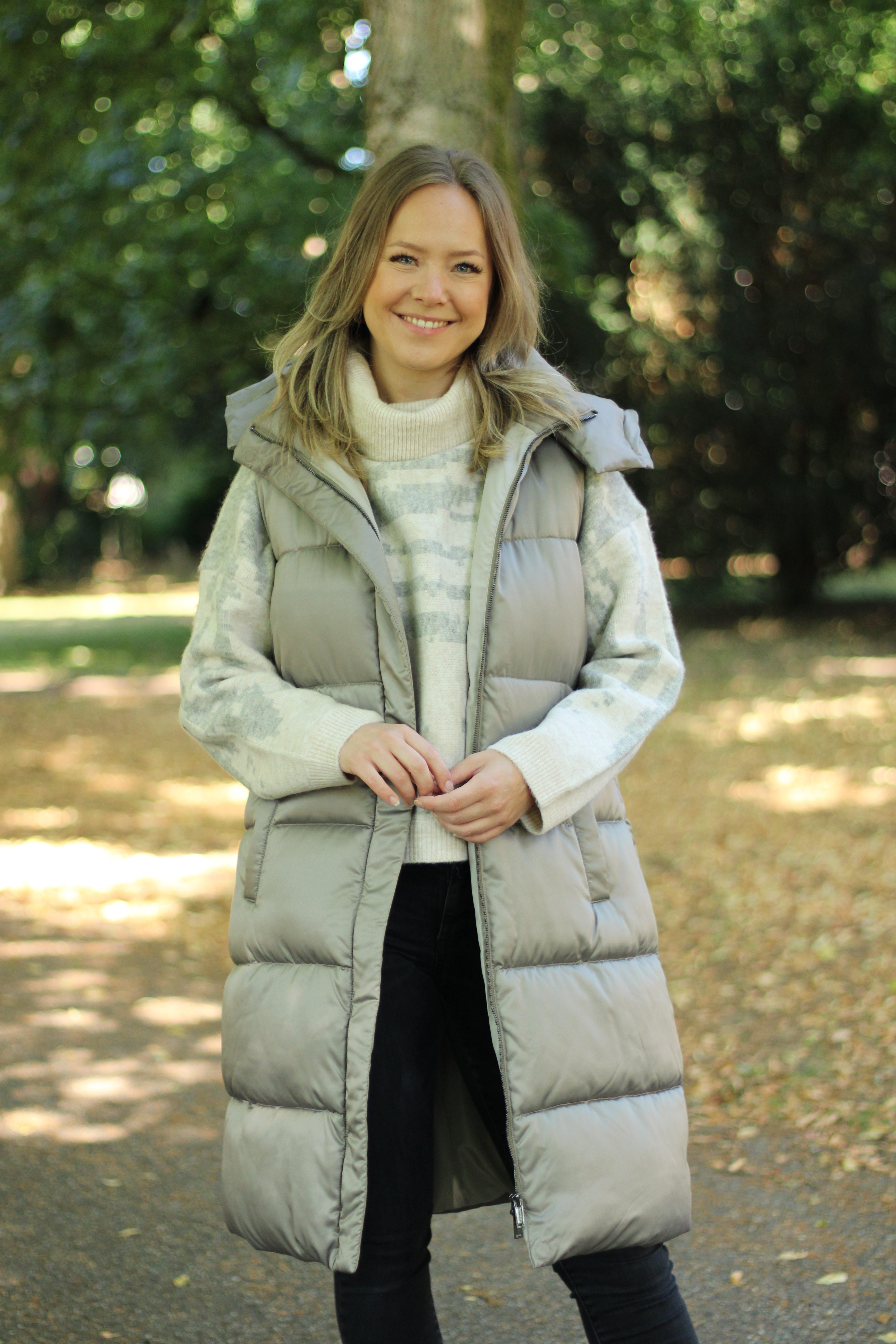 Rino & Pelle - Cherine Long Bodywarmer - Pebble
