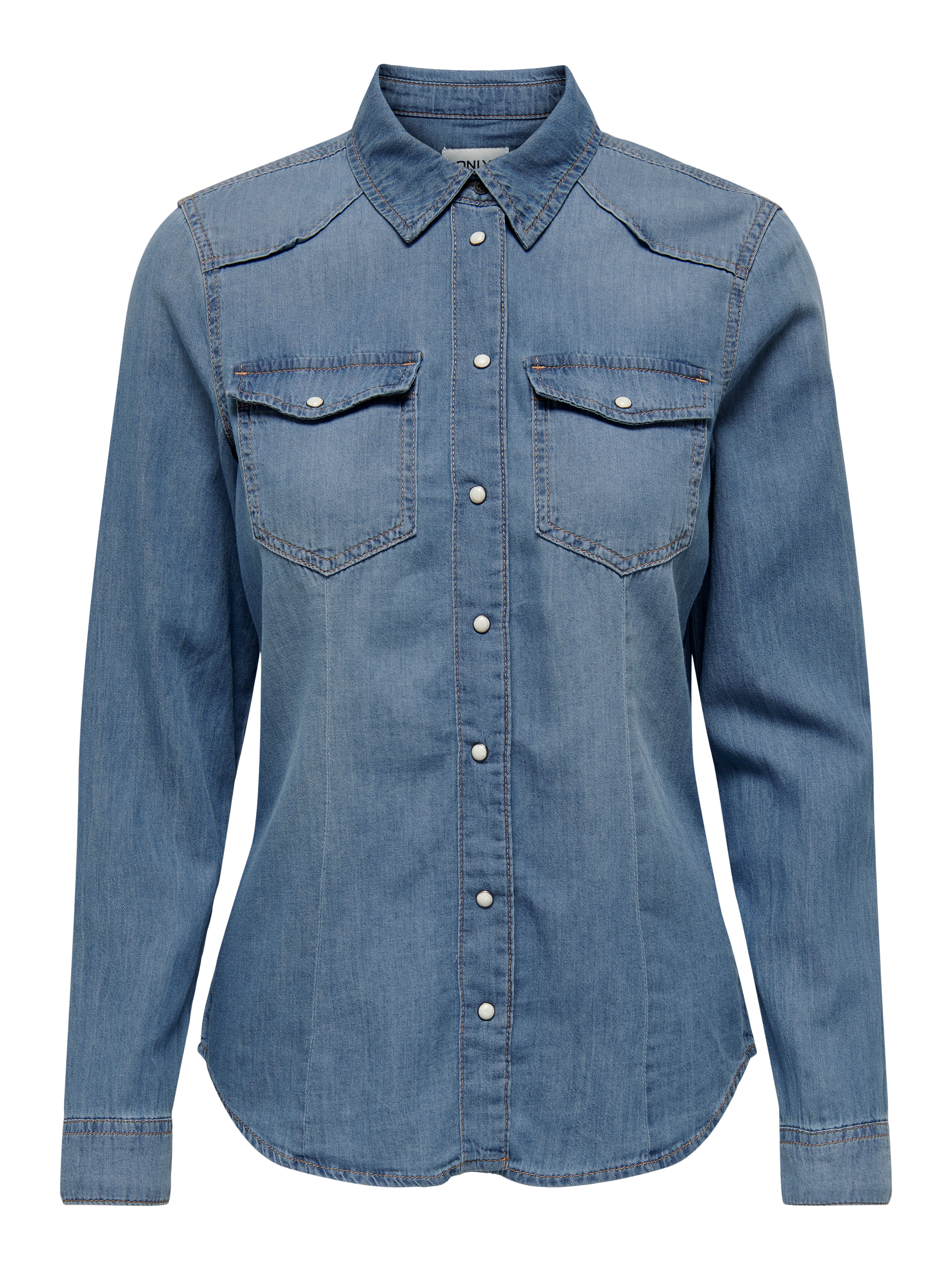 ONLROCK Jeanshemd Medium Blue Denim