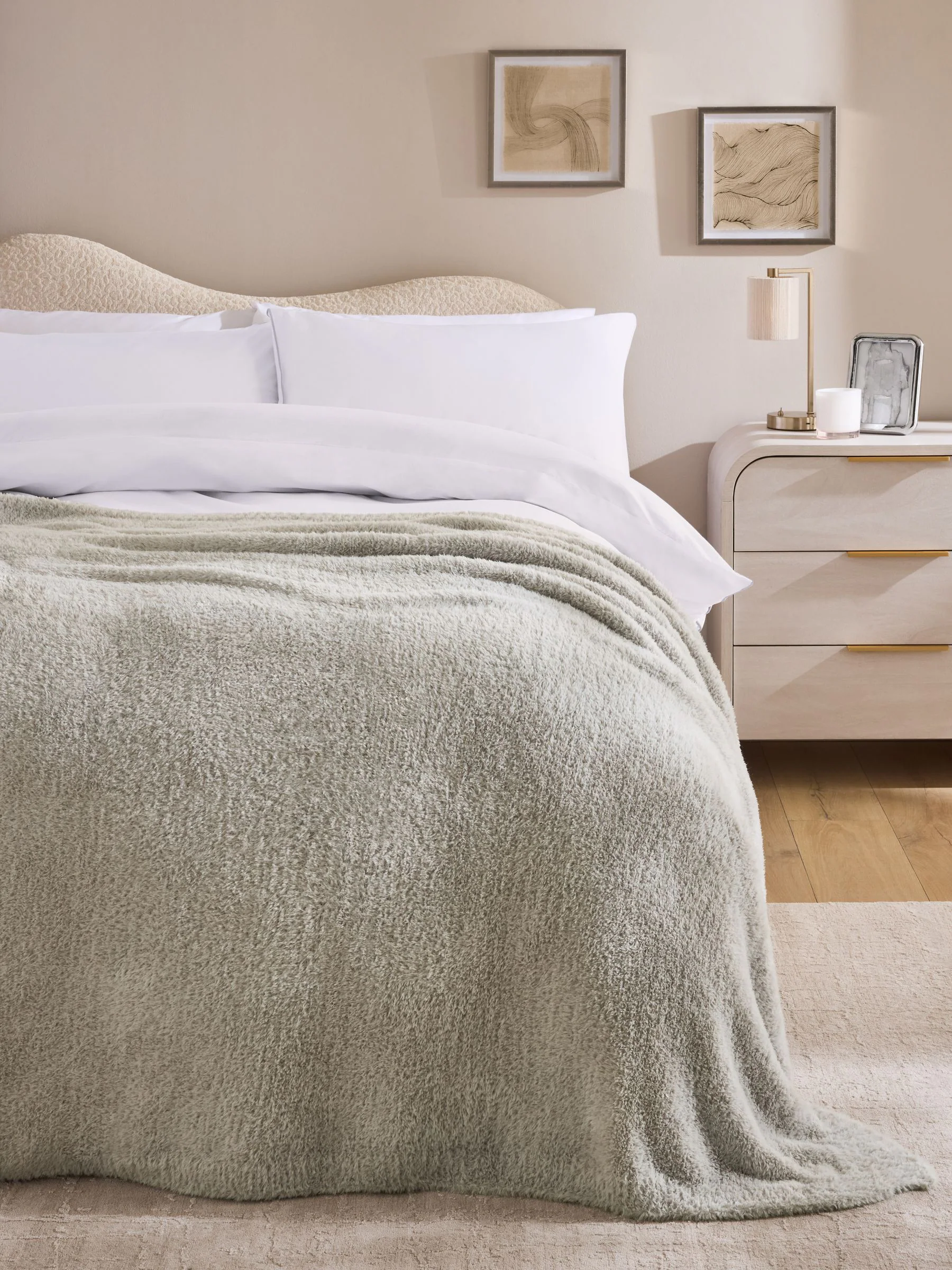 Eyelash Faux Fur Throw