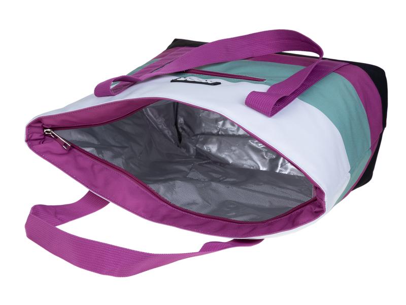 KOOR Kühltasche Shopper Lido Kühltasche mit Kühlelement in trendigen Farben