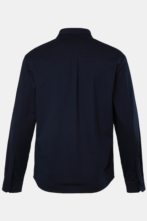 Jersey-Hemd, FLEXNAMIC®, Business, Langarm, Kent-Kragen, Modern Fit