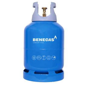 Benegas Comfort Steel gasfles 9,5kg vulling