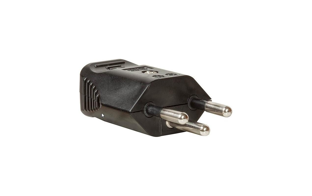 Montagestecker T12 230 V/10ASchutzkontakt-Stecker T12 230 V/10A