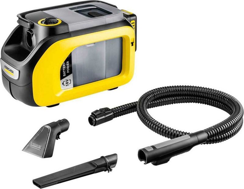 Kärcher SE 3-18 Compact Tapijtreiniger - Sproei-extractie - Accu-aangedreven - Excl. accu en lader
