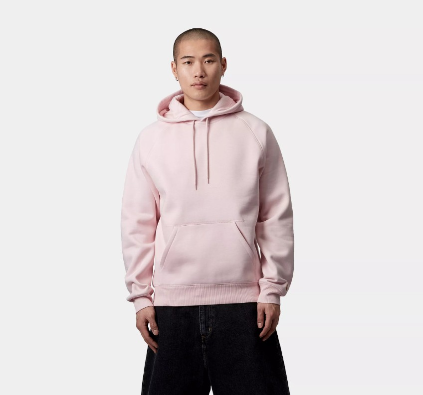 Carhartt WIP Hooded Chase Sweat Duck Blue / Gold