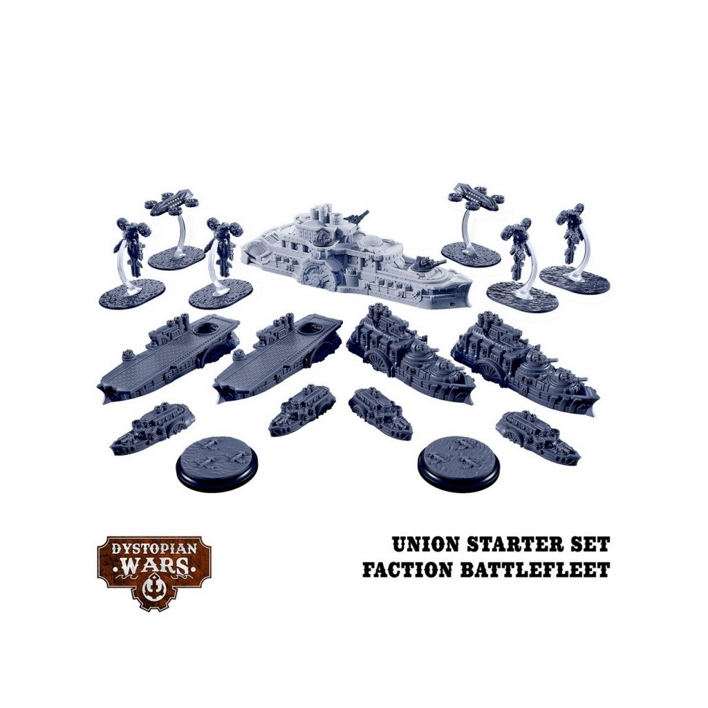 Dystopian Wars: Union Starter Set - Faction Battlefleet