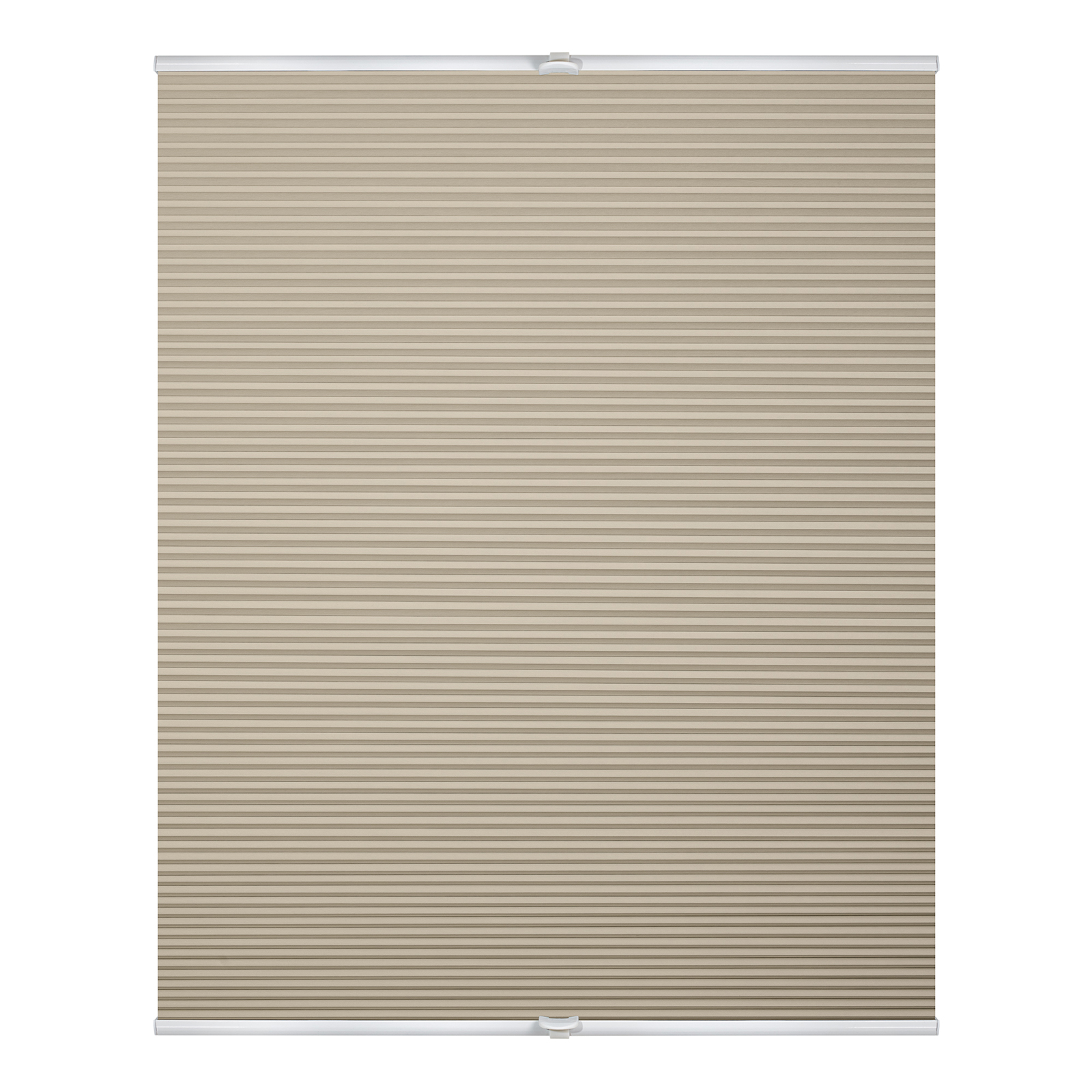 LICHTBLICK Thermo-Plissee - creme - spannbar - 45x130 cm