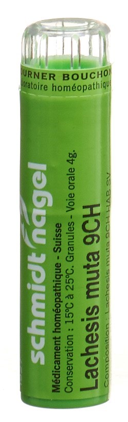 SCHMIDT-NAGEL Lachesis muta 9 CH<br>4 g, Granulat